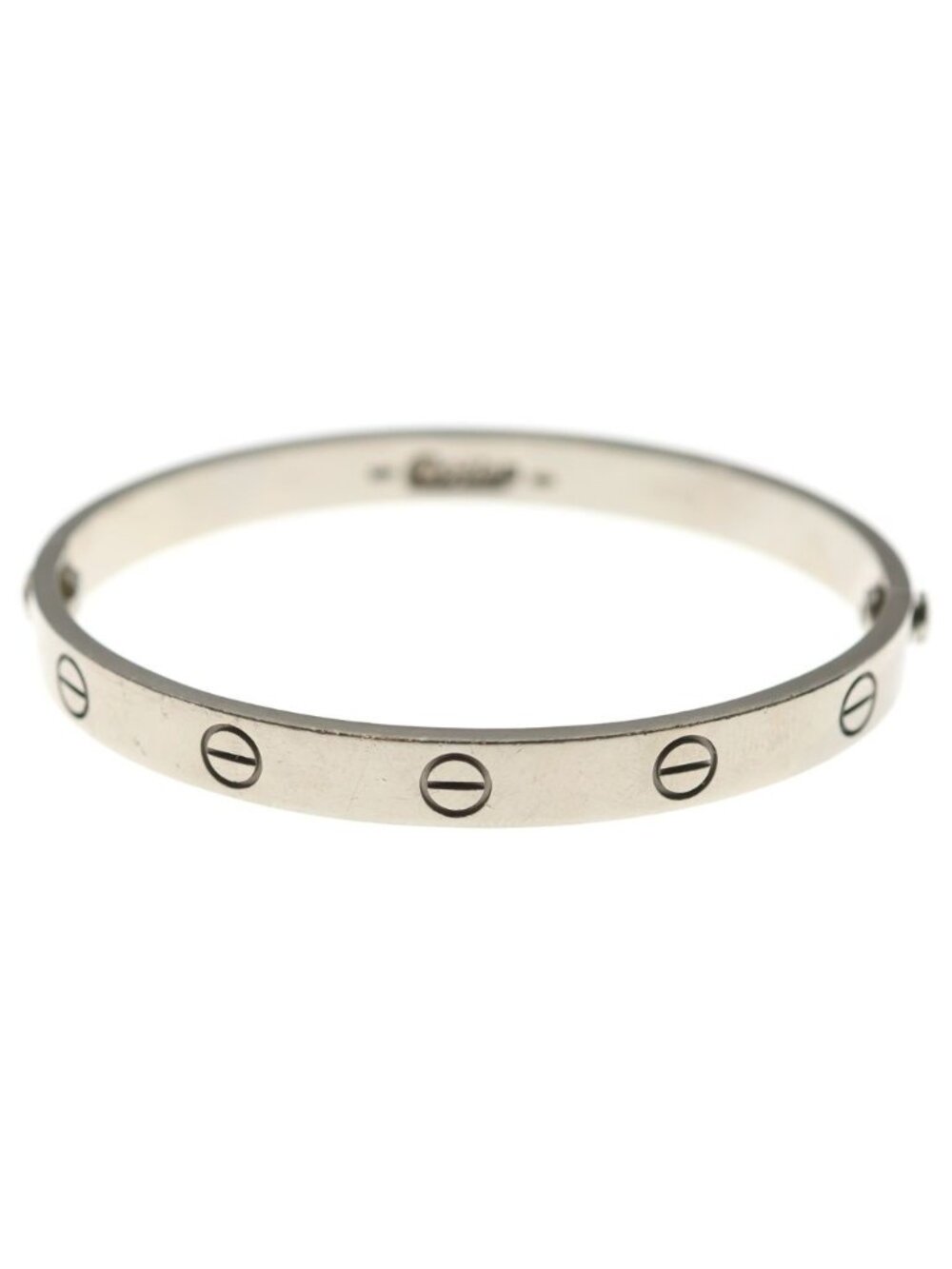 Cartier Lovebracelet 18k White Gold Bangle 17